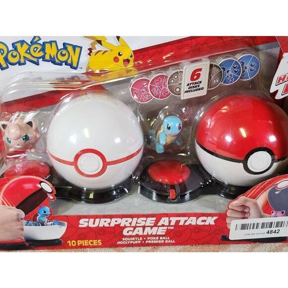 Pokémon Pokemon Surprise Attack Game, Featuring Squirtle and Jigglypuff #A97 - Picture 7 of 8